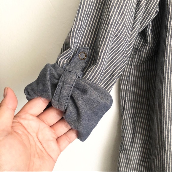 I ❤️ RONSON Striped Chambray Shirt - Picture 5 of 7